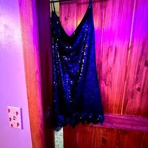 LUCY IN THE SKY cute mini hoco dress size s/m NEVER WORN (accepting low balls)